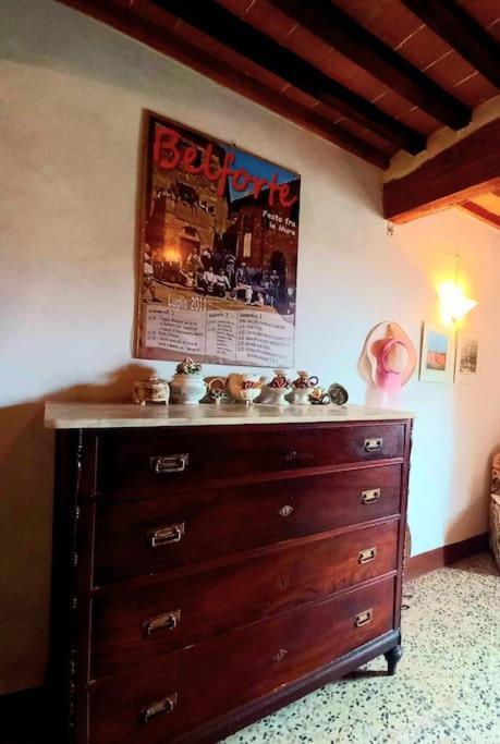 La Casa Del Gallo Radicondoli Dış mekan fotoğraf