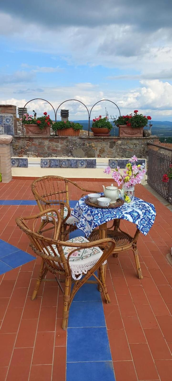 La Casa Del Gallo Radicondoli Dış mekan fotoğraf