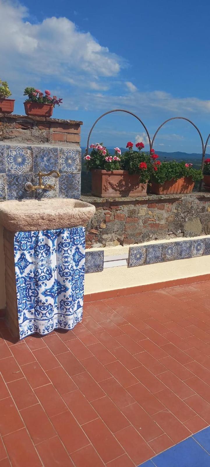 La Casa Del Gallo Radicondoli Dış mekan fotoğraf