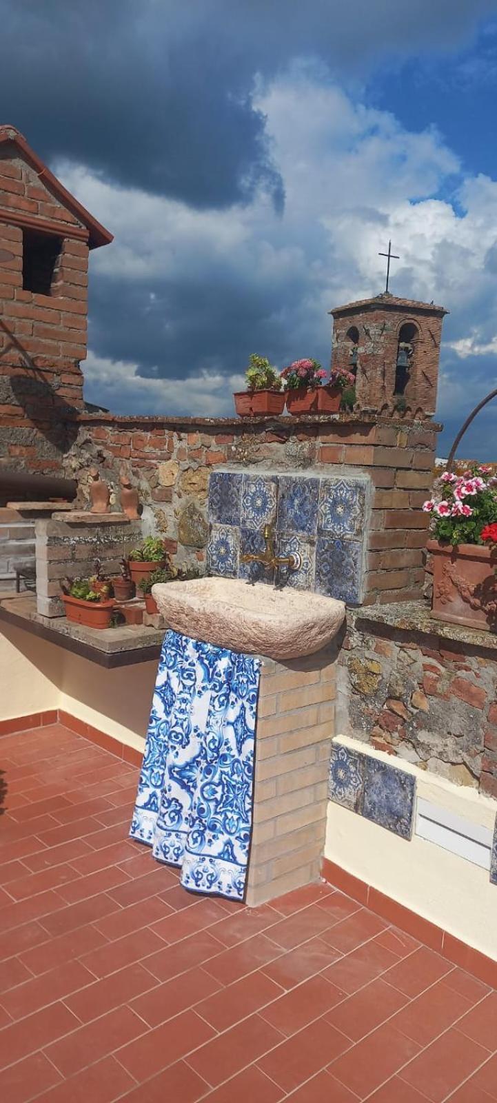 La Casa Del Gallo Radicondoli Dış mekan fotoğraf
